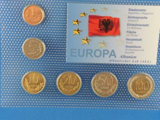 Albania Coin Set - - With 6 Coins (z2)
