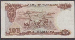 Vietnam 100 Dong Banknote P - 98a ND 1985 2