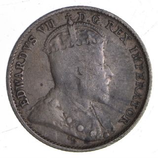 1905 Canada 5 Cents - World Silver Coin 953