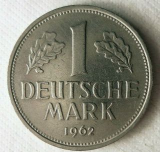 1962 F Germany Mark - Vintage Coin - German Bin 7