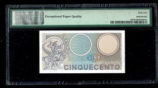 Italy | 1974 - 79 | 500 Lire | PICK 94 | PMG 65 EPQ 2