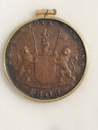 1808 East India Company Copper X Cash Coin