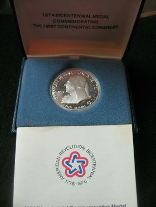 1974 American Revolution Bicentennial Bronze Medal First Continental Congress Nr