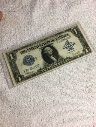 $1 1923 Large Silver Certificate Solid Crisp Note No Tears Rips Or Holes