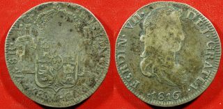 1816 - Zs Ag Mexico Zacatecas 8 Reales - Solid Vg Stk Wb184