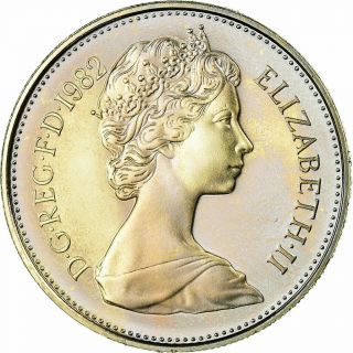 [ 733191] Coin,  Great Britain,  Elizabeth Ii,  5 Pence,  1982,  Proof,  Ms (65 - 70)