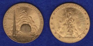York World Fair 1939 Statue Of Liberty Medal/token Bu - - - Fjbr