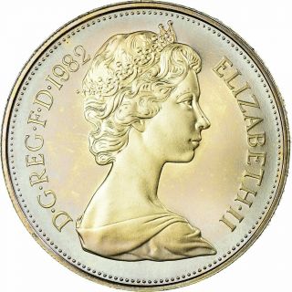 [ 733193] Coin,  Great Britain,  Elizabeth Ii,  10 Pence,  1982,  Proof,  Ms (63)