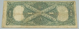 Series of 1917 $1.  00 Dollar US Note Legal Tender FR38 Bill 274 4