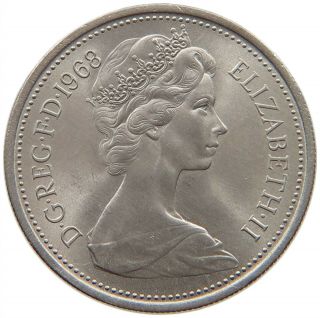 Great Britain 5 Pence 1968 Top S14 449
