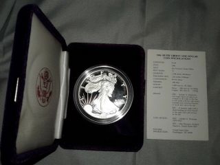 1986 S American Eagle Silver Proof Dollar &