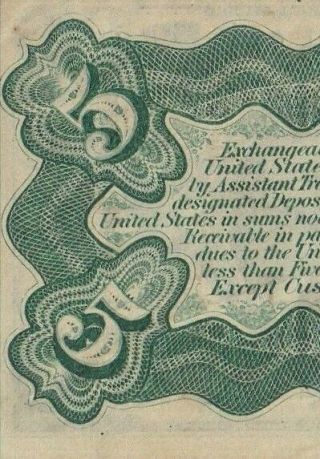 US Fractional Currency - 5 cent - series 1863 - 3rd Issue - hand signed crisp 5