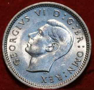 Uncirculated 1938 Great Britain 3 Pence Silver Foreign Coin