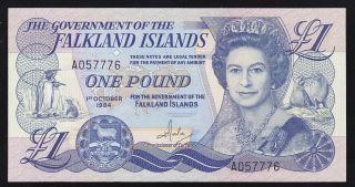 Falkland Islands - - - - - 1 Pound 1984 - - - - A - Unc - - - - - -