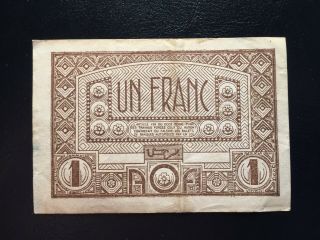 Afrique Occidentale Francaise French West Africa - 1 Franc 1944