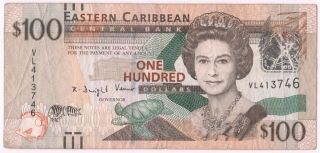 East Caribbean 100 Dollars 2012 P - 55a