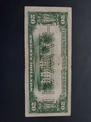 1934 A 20 Dollar Bill