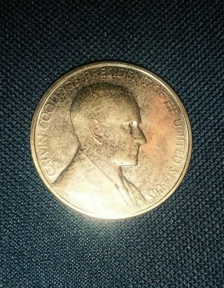 Calvin Coolidge Inaugural Presidential Medal Coin Token Us President