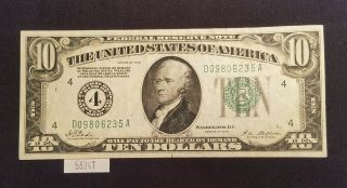 West Point Coins 1928 $10 Federal Reserve Note 