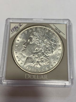 1886 O $1 Morgan Silver Dollar Bu Ms Uncirculated