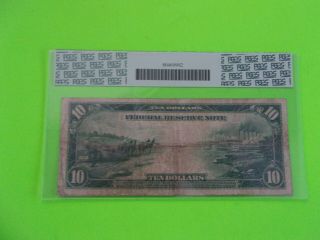 FR.  918 $10 1914 Federal Reserve Note Cleveland Fine 15 4