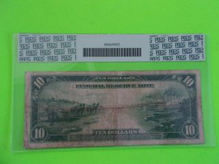 FR.  918 $10 1914 Federal Reserve Note Cleveland Fine 15 5