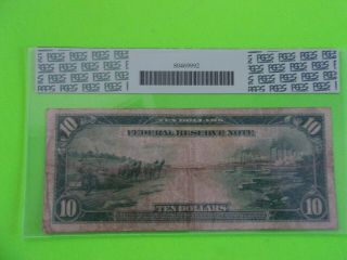 FR.  918 $10 1914 Federal Reserve Note Cleveland Fine 15 6