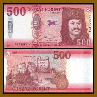 Hungary 500 Forint,  2018 (2019) P - Unc