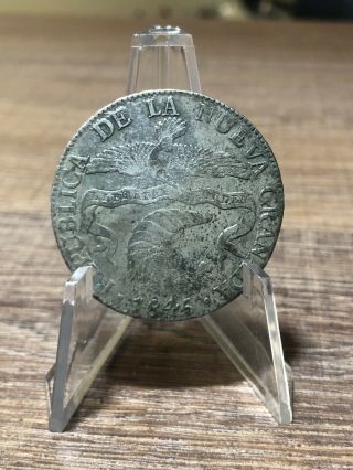 1845 Republica De La Nueva Granada (bogota - Colombia) Silver 8 Reales