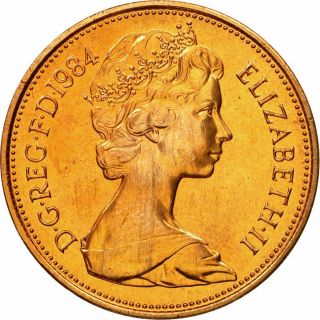 [ 437367] Coin,  Great Britain,  Elizabeth Ii,  2 Pence,  1984,  Ms (63),  Bronze