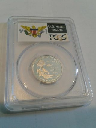 2009 - S Silver Washington Quarter - U.  S.  Virgin Islands - Pcgs Pr69dcam
