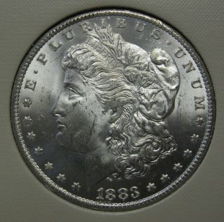 1883 - Cc Morgan Silver Dollar Grading Ch Bu Bargain Priced B1