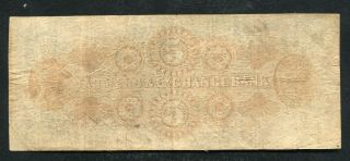 1861 $5 THE FARMERS & EXCHANGE BANK OF CHARLESTON,  SC OBSOLETE NOTE 2