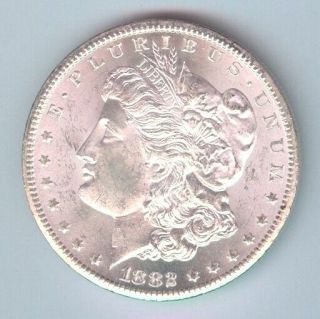 1882 - Cc U.  S.  Morgan Silver Dollar – Brilliant Uncirculated