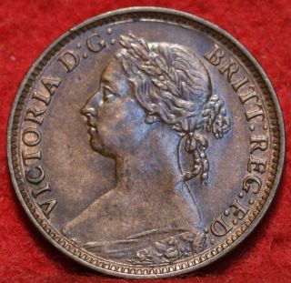 1881 - H Great Britain 1 Farthing Foreign Coin
