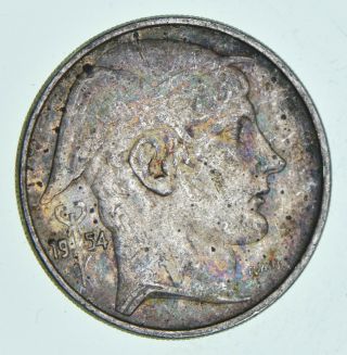 Silver - World Coin - 1954 Belgium 20 Francs - World Silver Coin 8 Grams 812