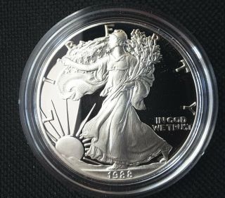 1988 Proof Silver Eagle And