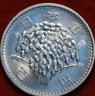 Uncirculated 1959 Japan 100 Yen Silver Foreign Coin
