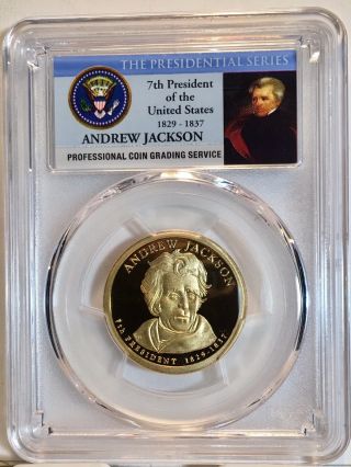 2008 - S Andrew Jackson 7th President Presidential Dollar Pcgs Pr69dcam