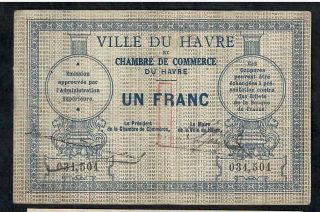 1 Franc From France Le Havre