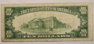 1934 A $10 Ten Dollars Star Note 