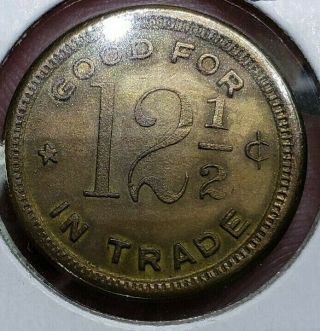Emmett,  Idaho (Gem County) Buys and Corey Good for 12 1/2c Script or Token S78 5
