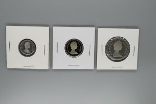 1985 5,  10 And 50 Cent Canada Proof - Heavy Cameo - From Set