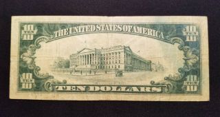 West Point Coins 1934 A $10 Federal Reserve Note ' Star ' 5