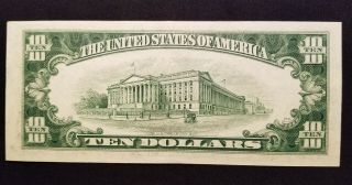 West Point Coins 1950 B $10 Federal Reserve Note ' Star ' K Dallas,  UNC 5