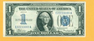 Series 1934 $1 Silver Certificate " Funny Back "