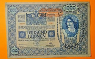 Austria.  Hungary 1000 Korona 1902.  82171