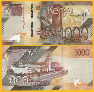 Kenya 1000 Shillings P - 2019 Unc Banknote