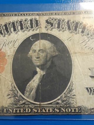 One Dollar ($1) Series of 1917 United States Note - Legal Tender 4