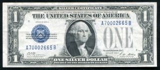 Fr.  1601 1928 - A $1 One Dollar “funnyback” Silver Certificate Extremely Fine